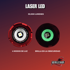 Lampara Ultra Potente De Largo Alcance Zoom De Enfoque