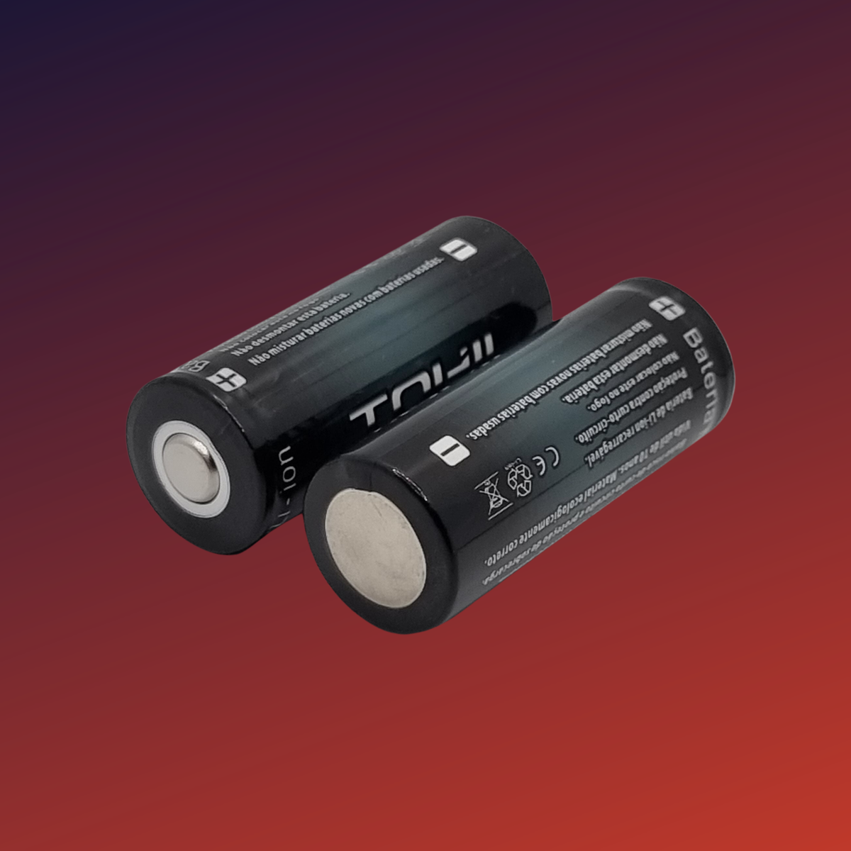 Cargador de pilas con pila 26650 3.7V 9900mAh