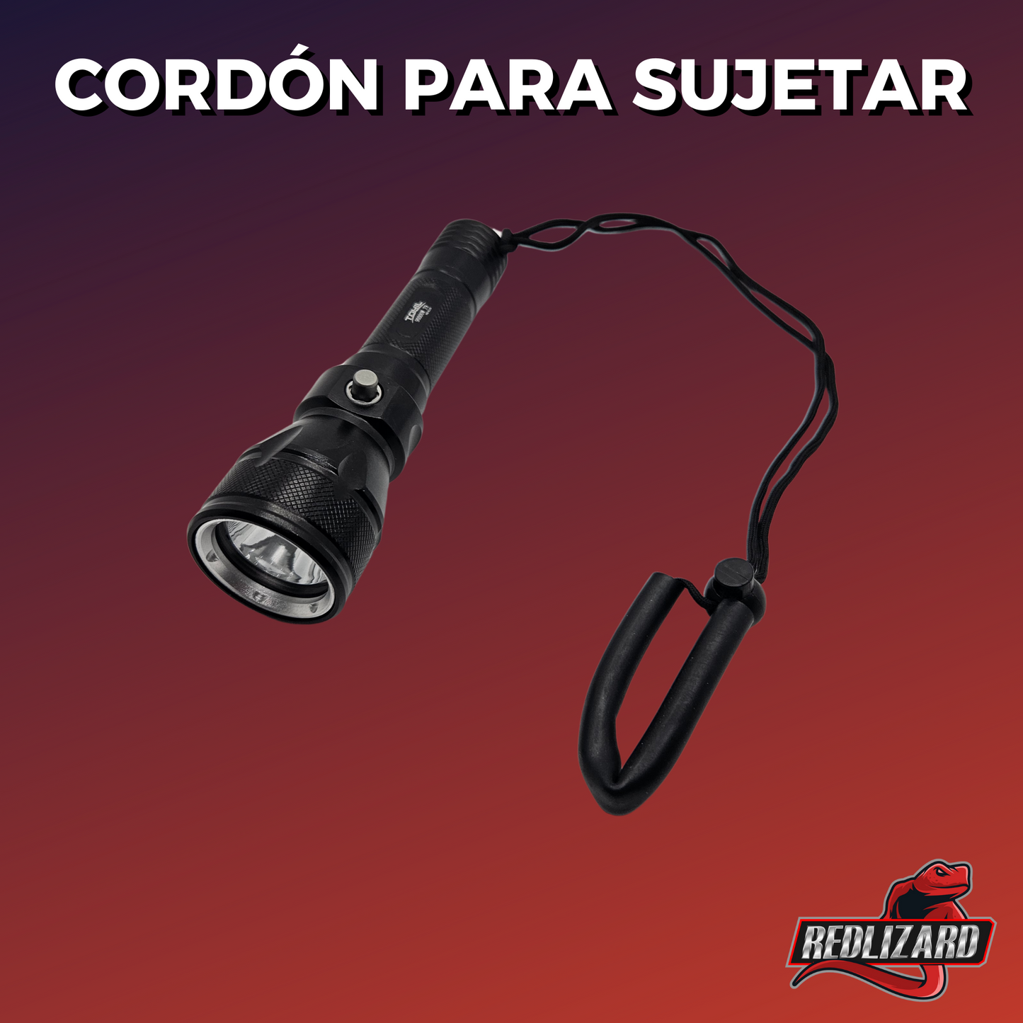 Lampara Recargable Led Sumergible Buceo 50m Profundidad