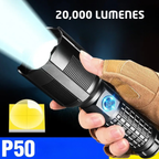 Lampara Tactica Recargable Led T12 Ultra Potente