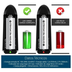 Cargador Baterias 18650 26650 14500 17500 18500 10440 Cr123