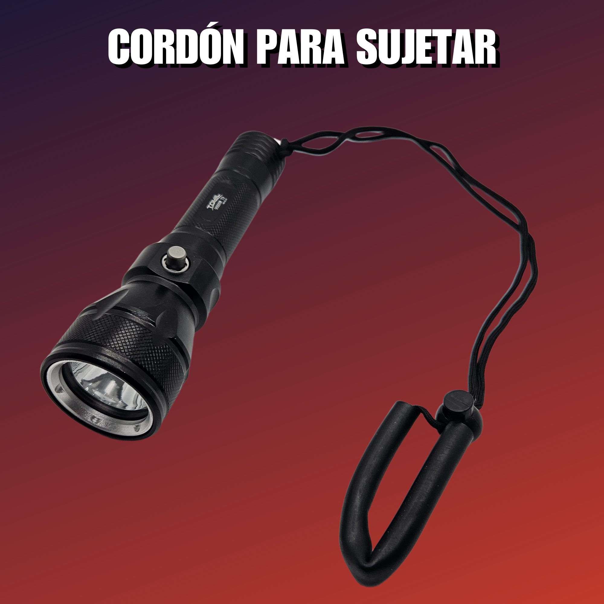 Rechargeable LED Submersible Diving Lamp 50m Depth