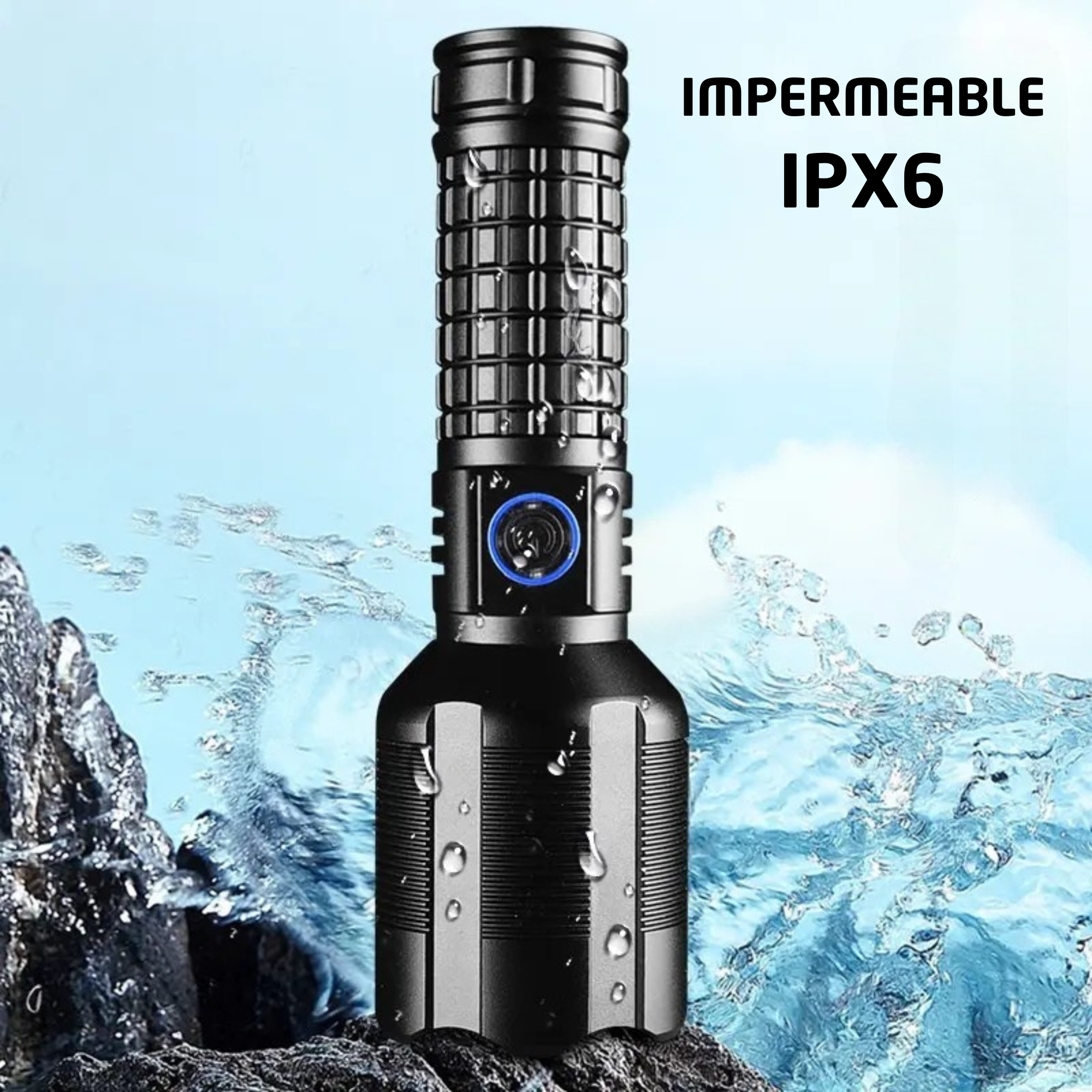 Lampara Tactica Recargable Led T12 Ultra Potente