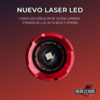 Lampara Tactica Recargable Laser Led Linterna Potente Powerbank