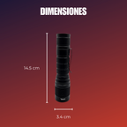 Lampara Tactica Led Recargable 10000 Lumenes Clip Seguridad