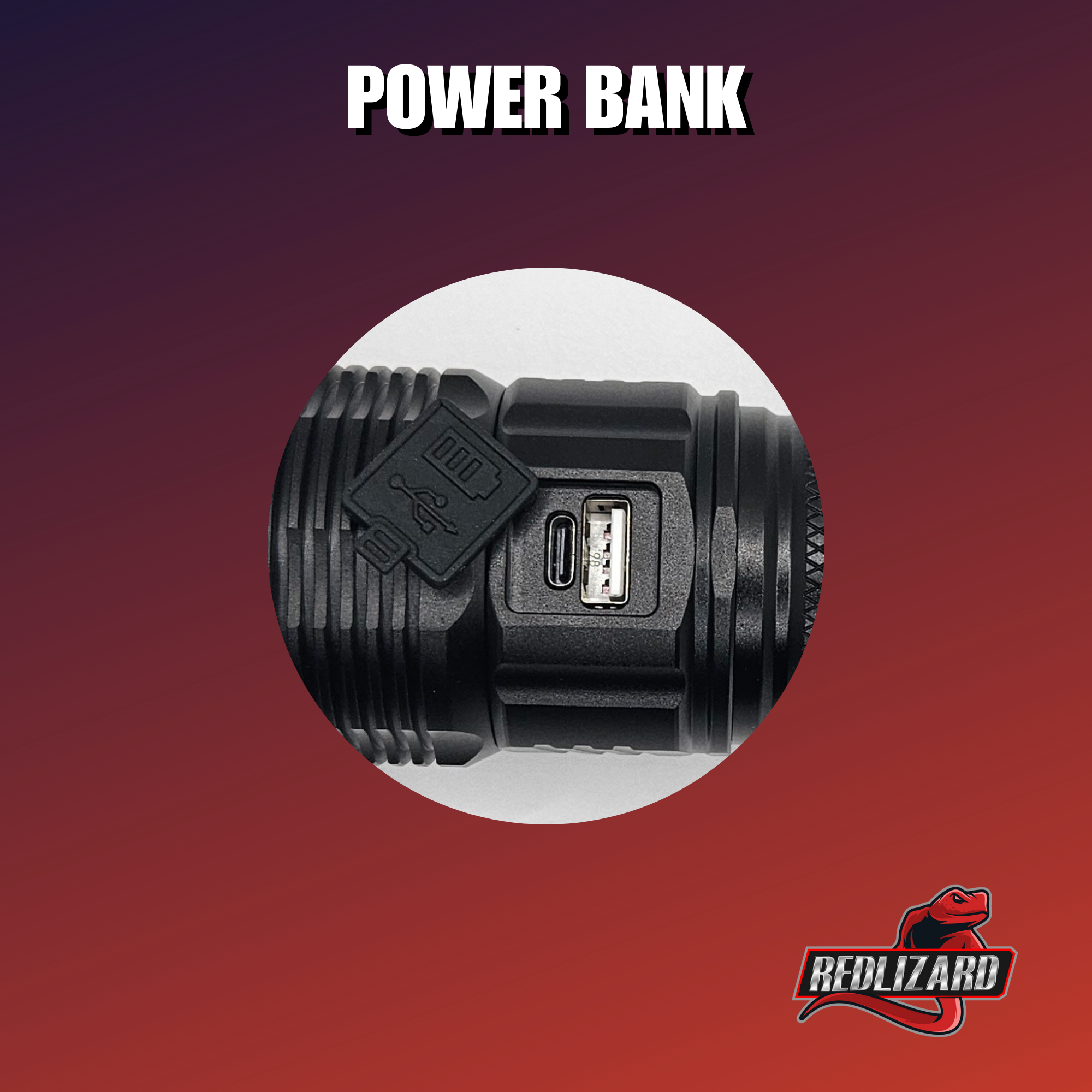 Lampara Ultra Potente De Largo Alcance Zoom De Enfoque