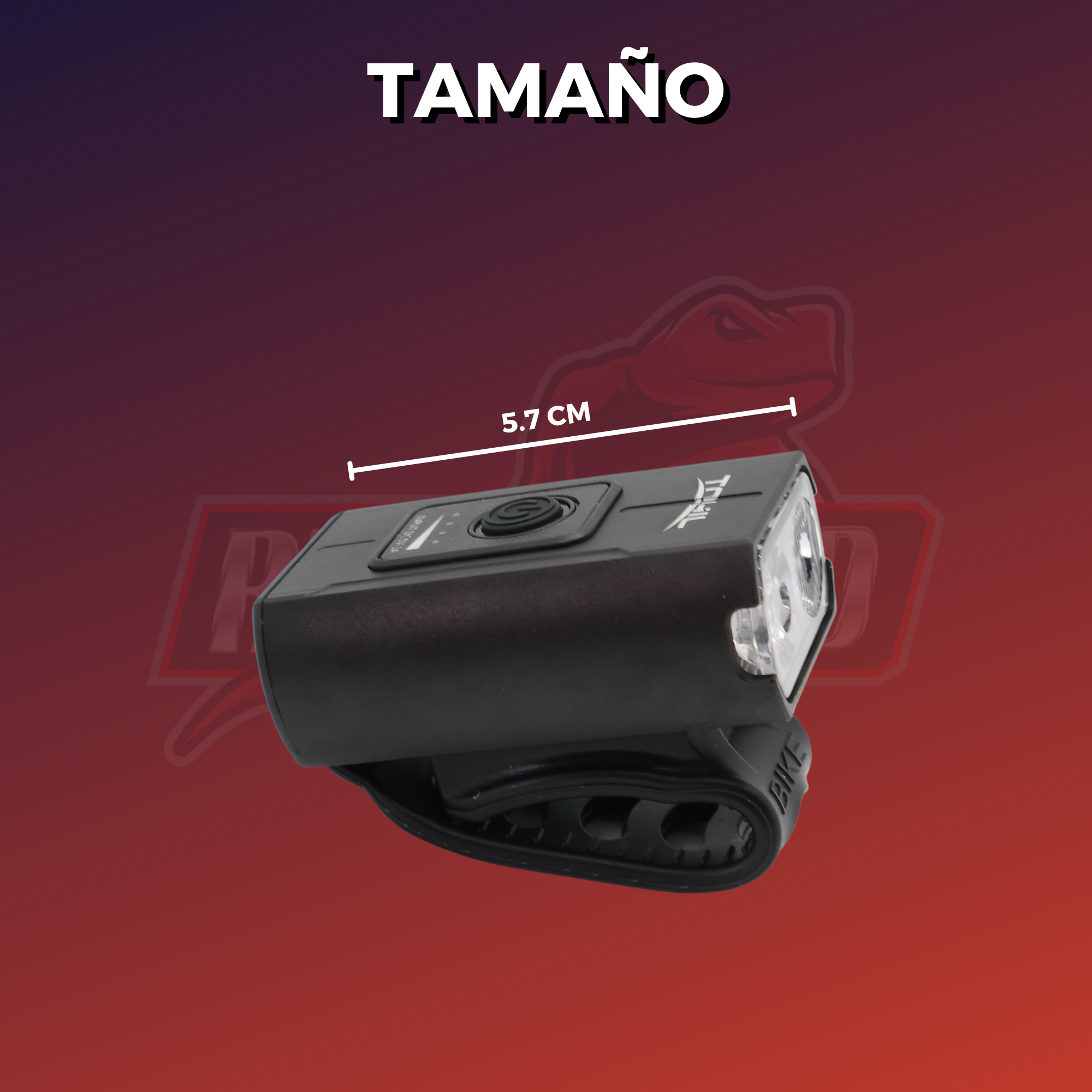 Lampara Bicicleta Frontal Recargable Led 6000 Lúmenes