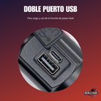 Lampara Tactica Y Porta Linterna P Seguridad 10000lumens Usb