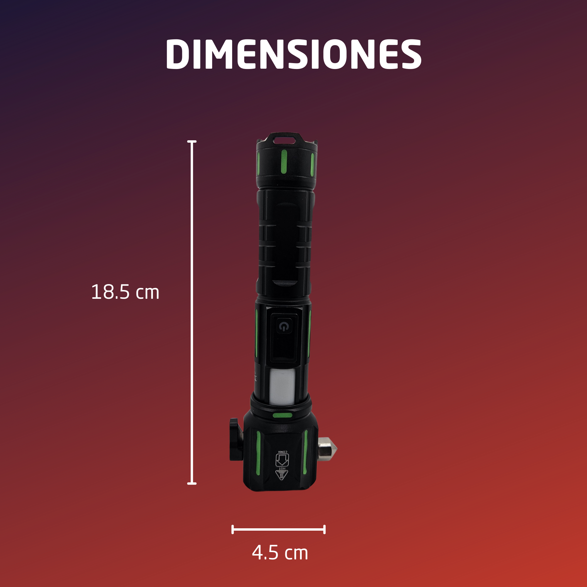 Lampara Policiaca Con Códigos Y Sirena De Emergencia
