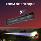 Lampara Tactica Ultra Potente Recargable 4 Leds Power Bank