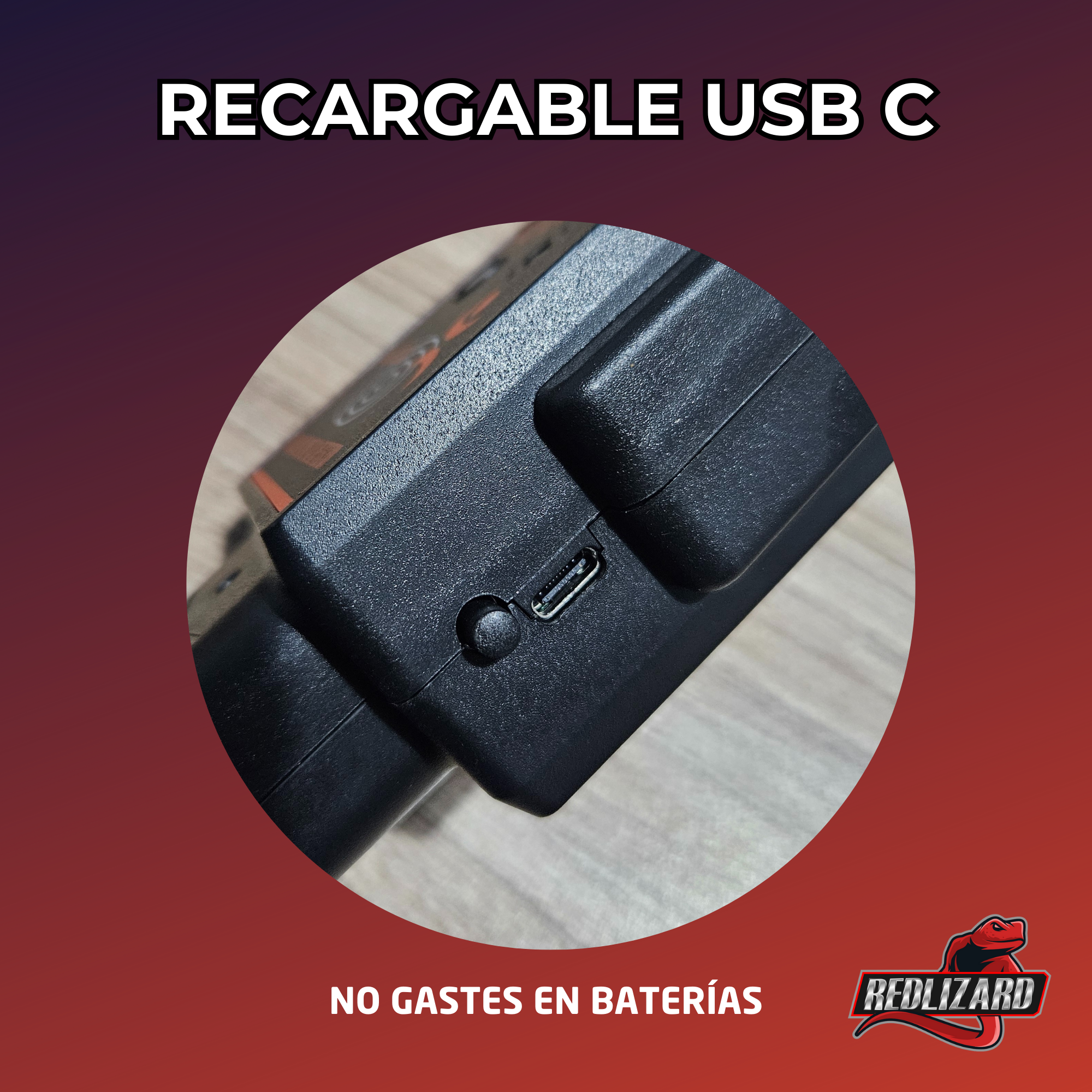 Detector Metales De Mano Recargable Usb C Scanner Seguridad