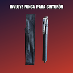 Baston Retractil 40cm Automático Seguridad Guardia Defensa