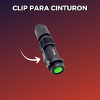 Mini Lampara Táctica 2000 Lumenes Recargable Y Zoom Enfoque