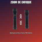 Lampara Tactica Ultra Potente Led Xml T9 10000 Lumenes