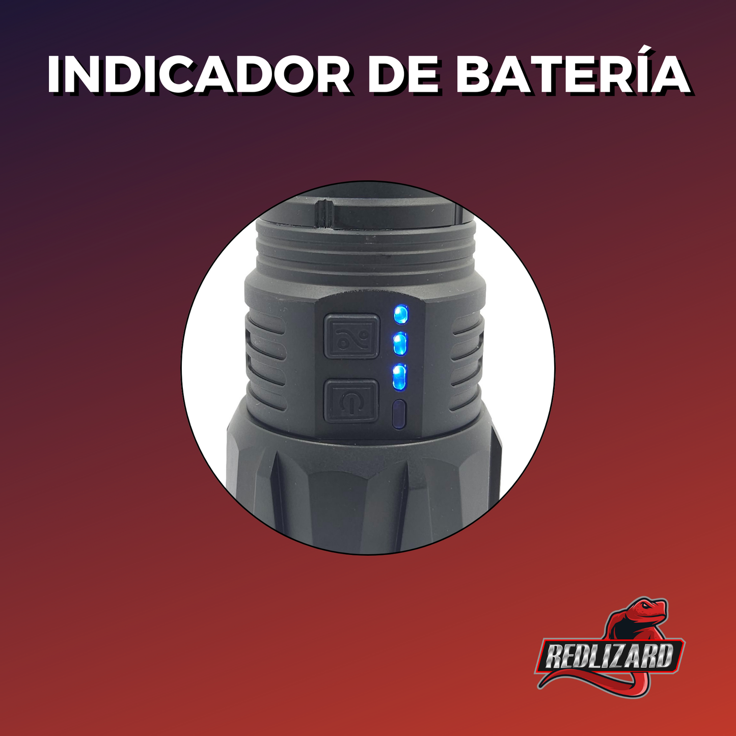 Lampara Tactica Recargable Ultra Potente Led Laser 8 X 18650