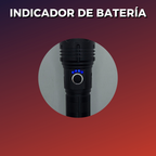 Lampara Tactica Recargable Doble Laserled T180 20000 Lumenes