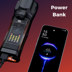 Lampara Tactica Solar Modo Torreta De Policia Power Bank X46