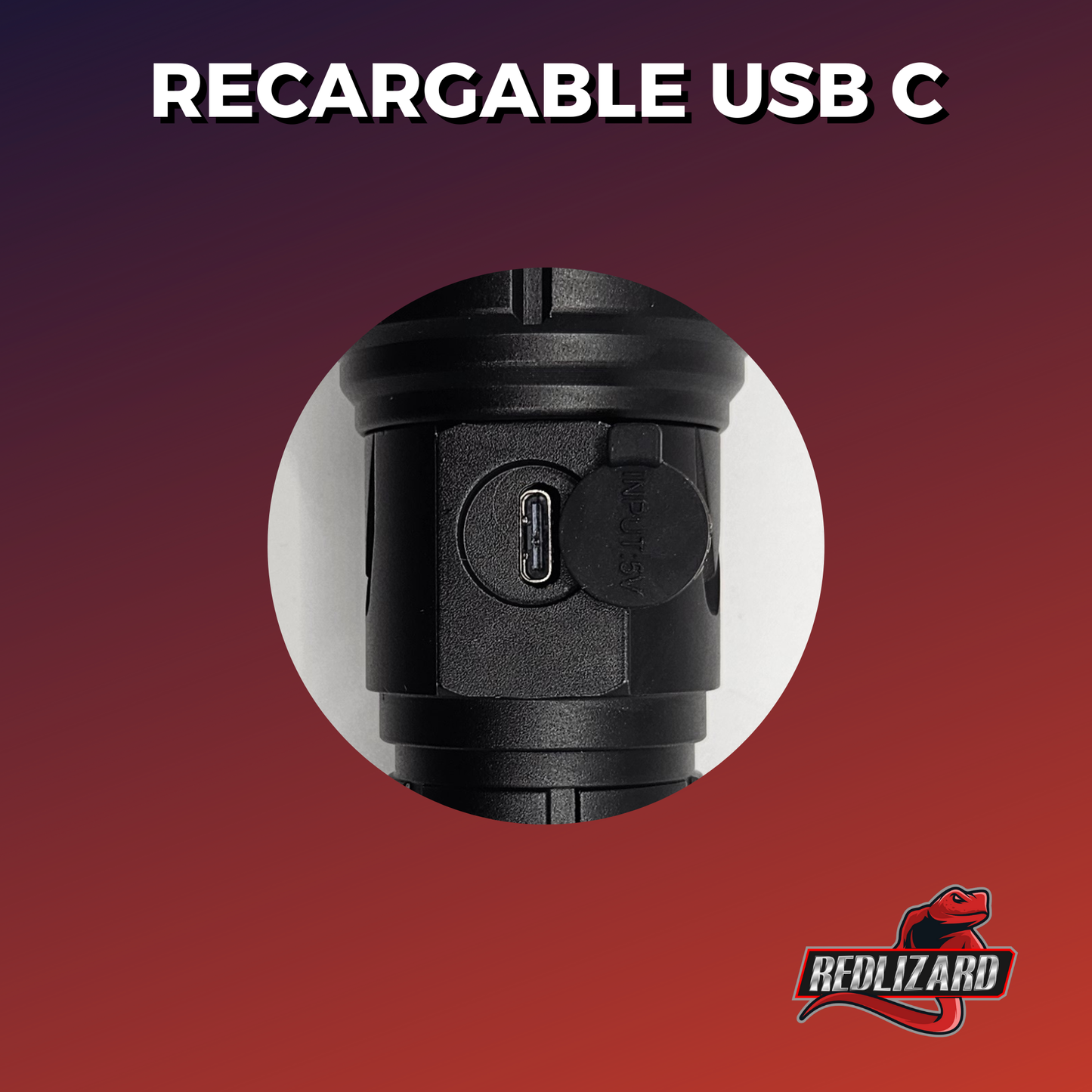 Lampara Tactica Recargable Doble Laserled T180 20000 Lumenes