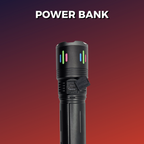 Lampara Led Recargable Tactica Laser Led De Mano Potente