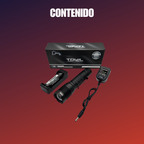 Lampara Tactica Led Recargable 10000 Lumenes Clip Seguridad