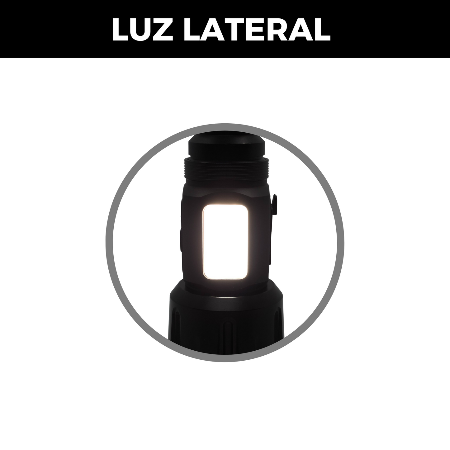 Lampara Táctica Ultra Potente T9-100 20000 Lúmenes Con Zoom