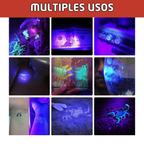 Lampara Led Uv Luz Negra Ultravioleta Recargable Usb