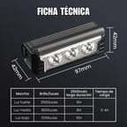 Lampara Bicicleta Frontal Recargable Led Ultra Potente