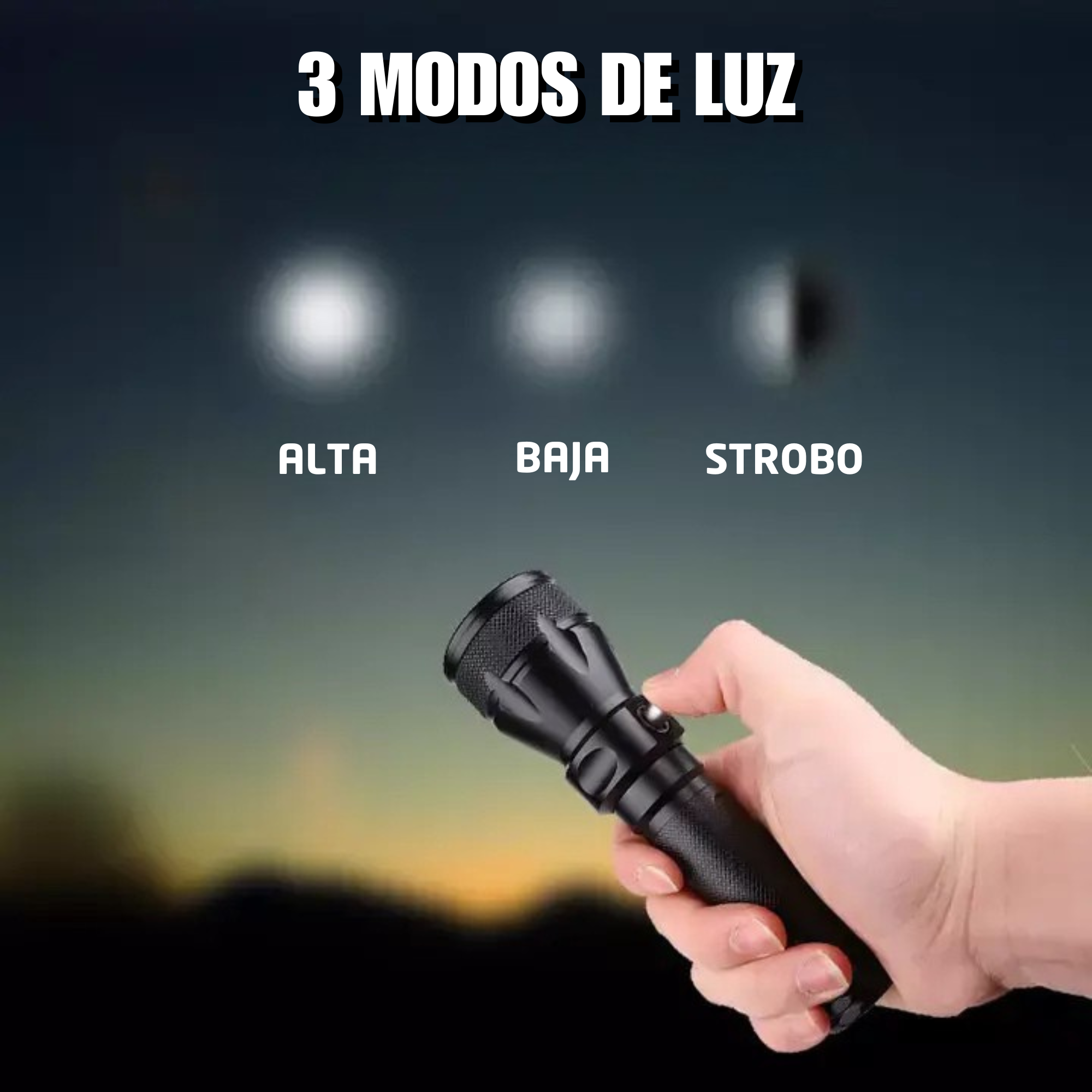 Rechargeable LED Submersible Diving Lamp 50m Depth