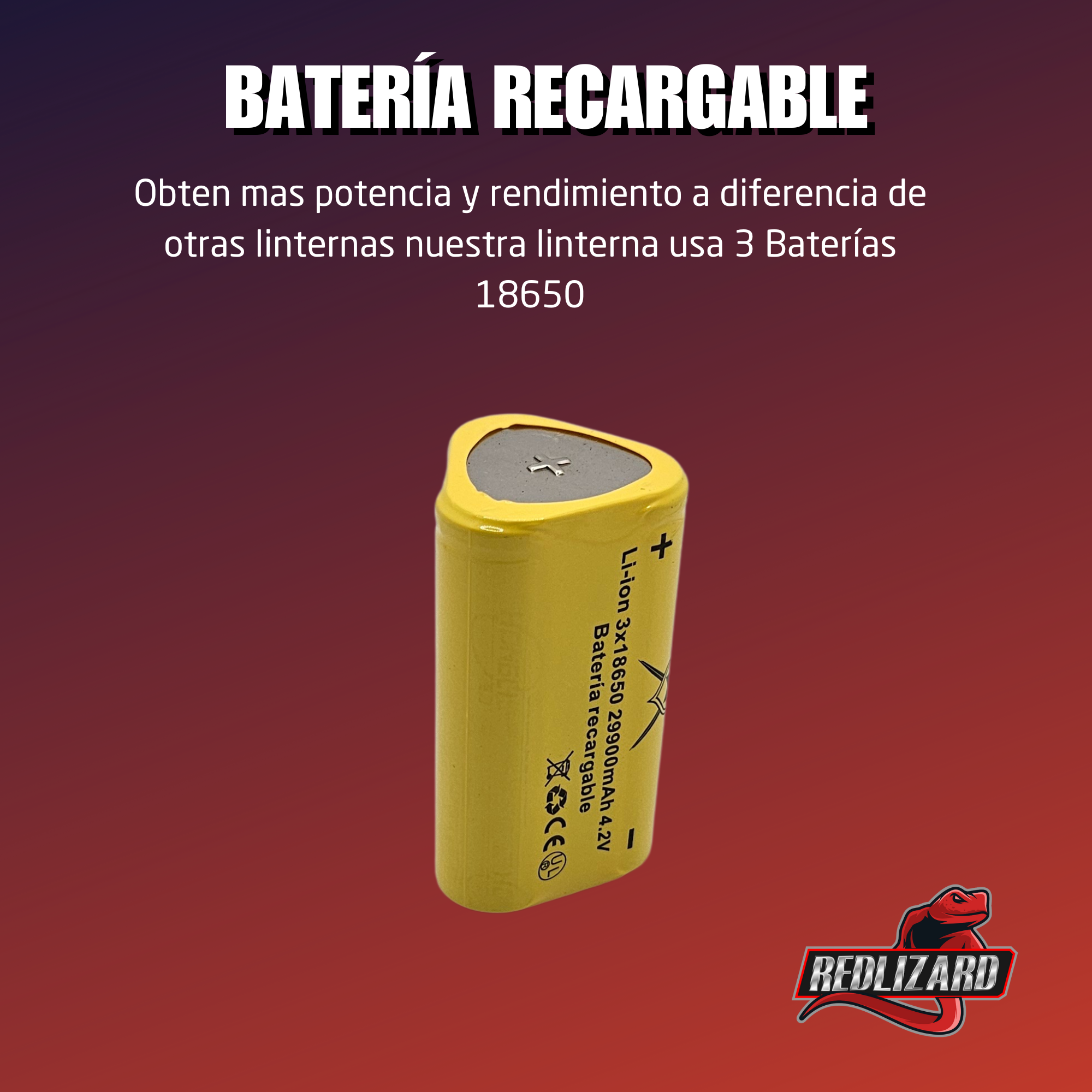 Lampara Ultra Potente De Largo Alcance Zoom De Enfoque