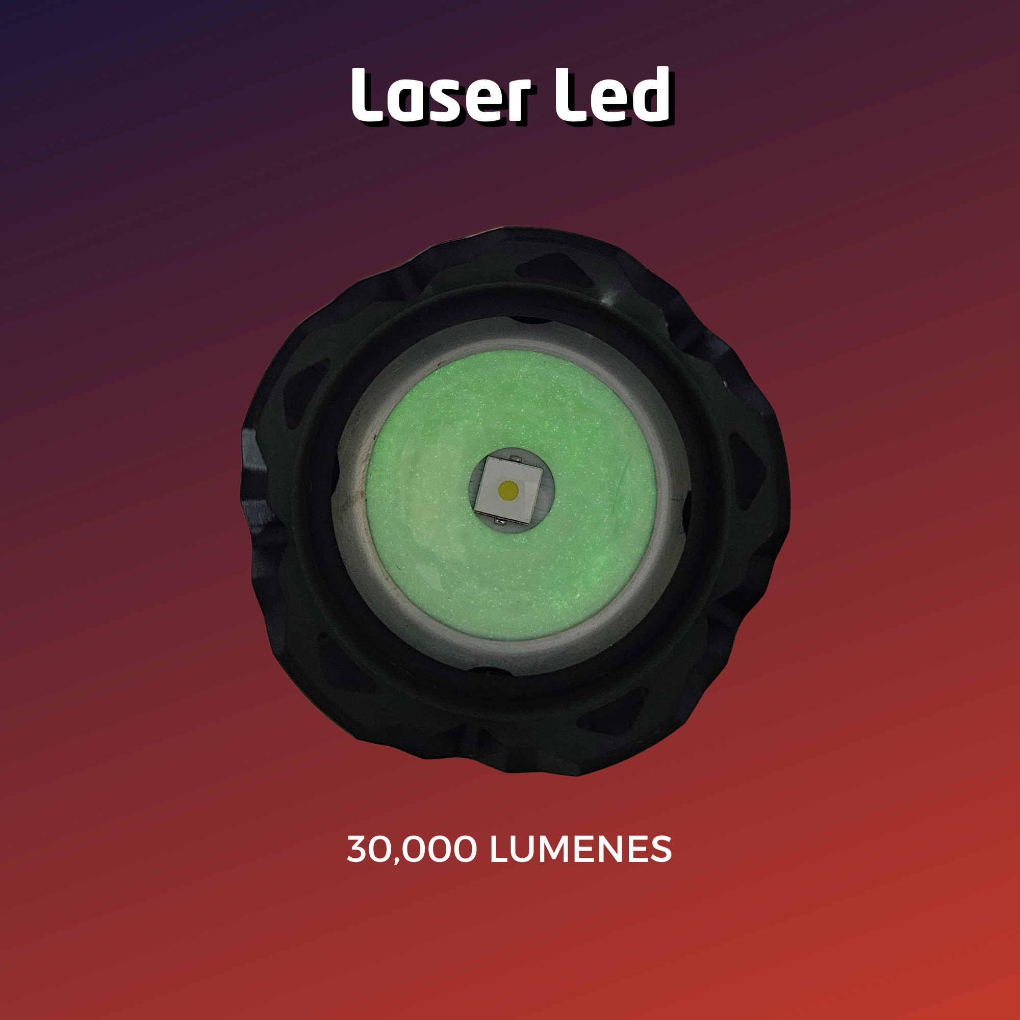 Lampara Tactica Militar Recargable Usb C Led Dimeable Al-135