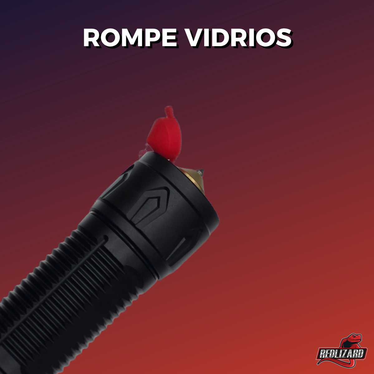 Linterna Tactica Recargable Lampara Led Potente Rompe Vidrio