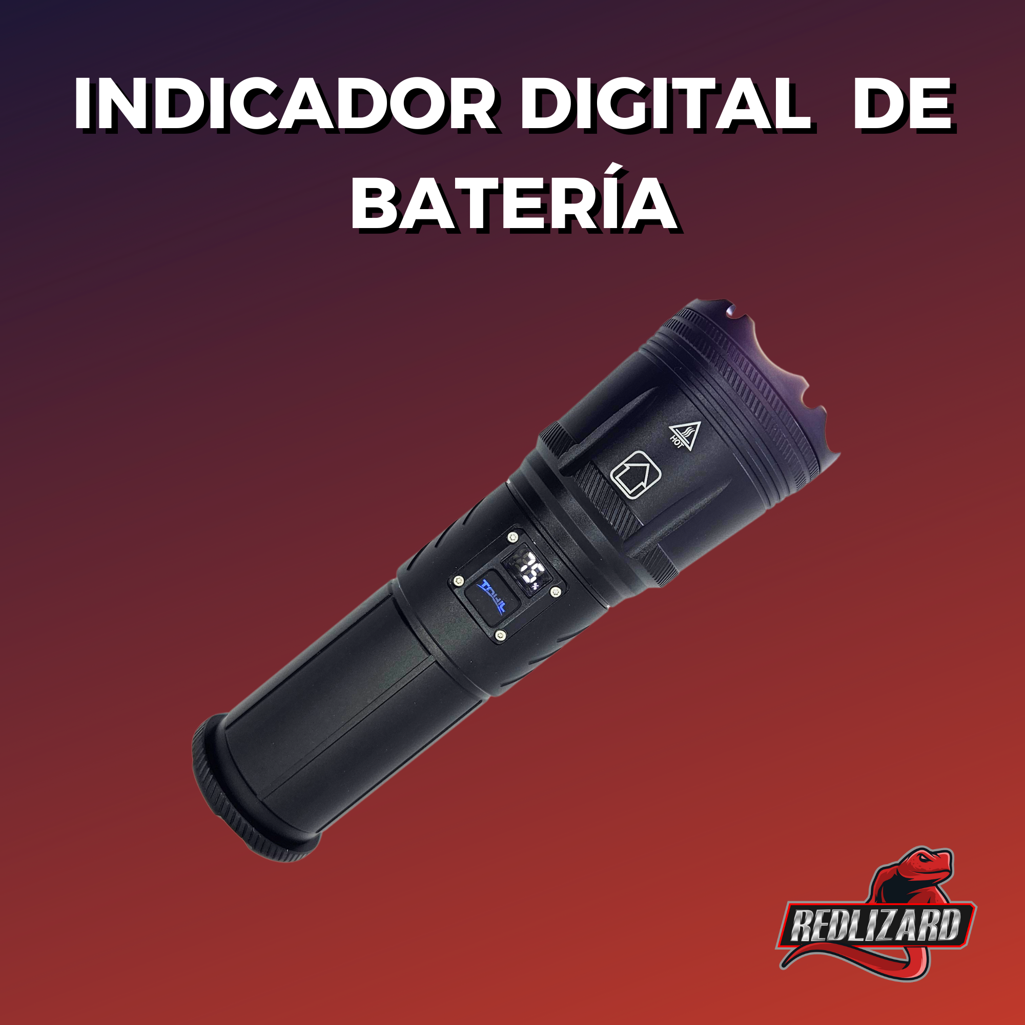 Lampara Tactica Ultra Potente Recargable 4 Leds Power Bank