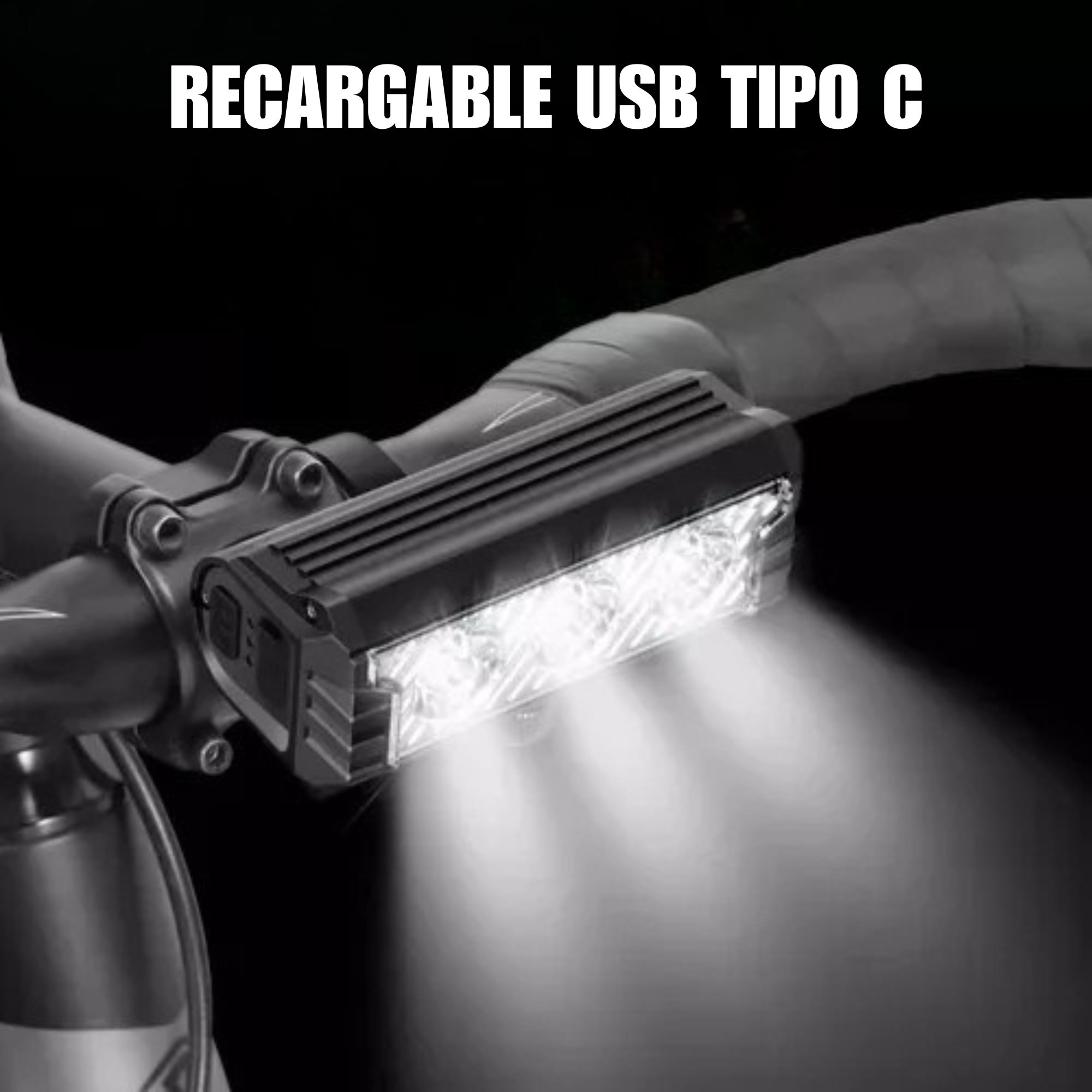 Lampara Bicicleta Frontal Recargable Led Ultra Potente