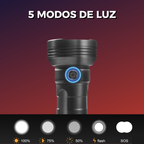 Lampara Tactica Recargable De 55 Leds Potente 50000 Lumenes