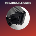 Lampara Para Bicicleta 5 Leds 5 Modos Iluminación Recargable