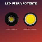 Lampara Recargable Led Ultra Potente Tactica De 30000 Lumens