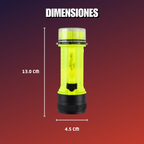 Lampara Buceo Sumergible Recargable Usb C Doble Led