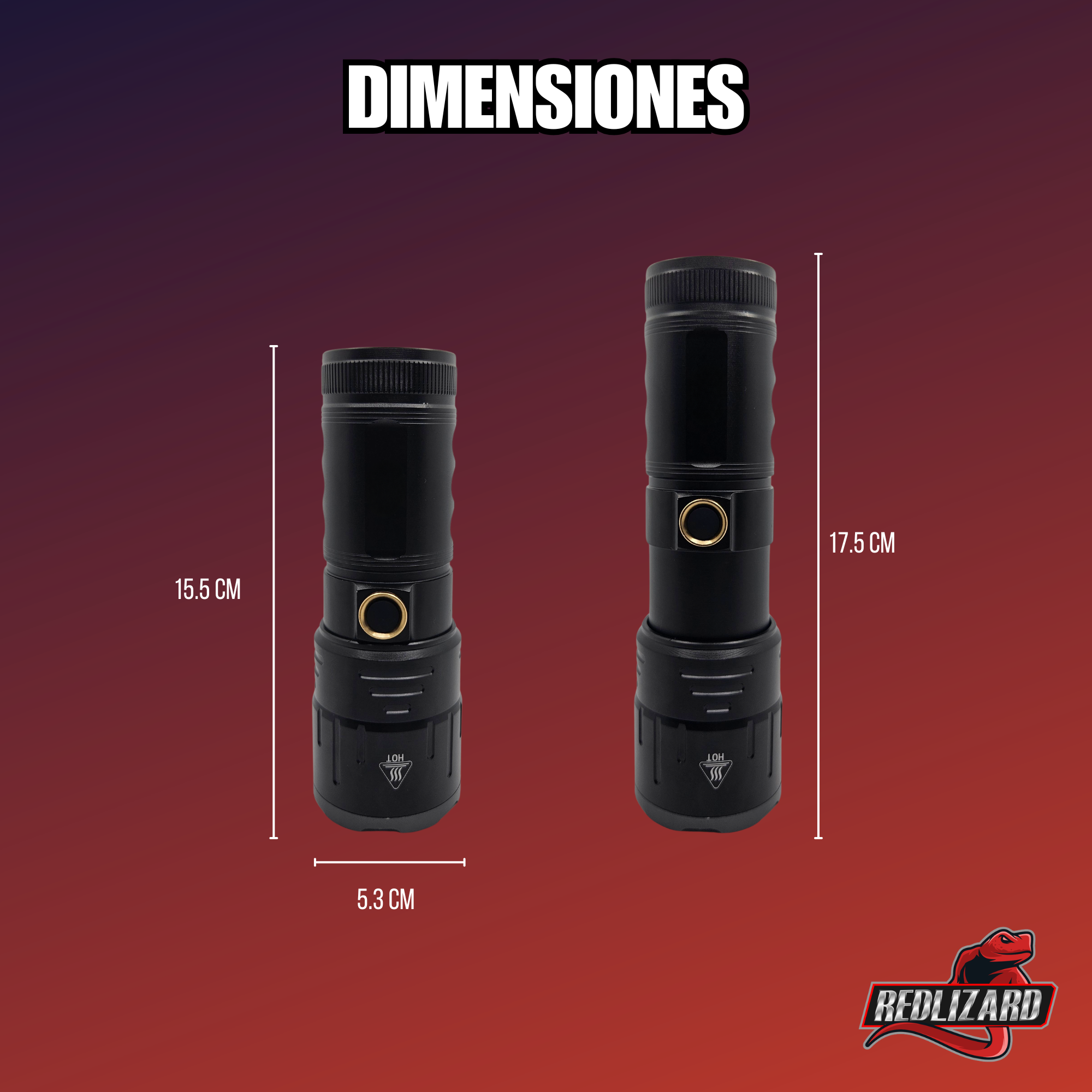 Lampara Táctica Ultra Potente 30,000 Lúmenes Power Bank