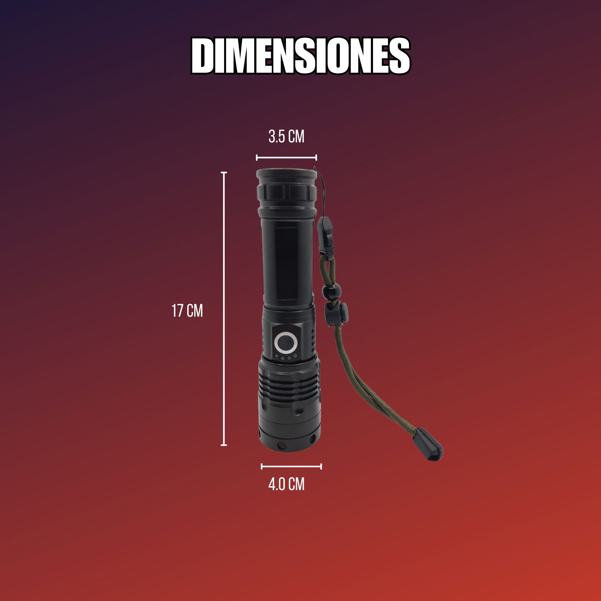 T9-102 Rechargeable Powerful Military Tactical Lamp