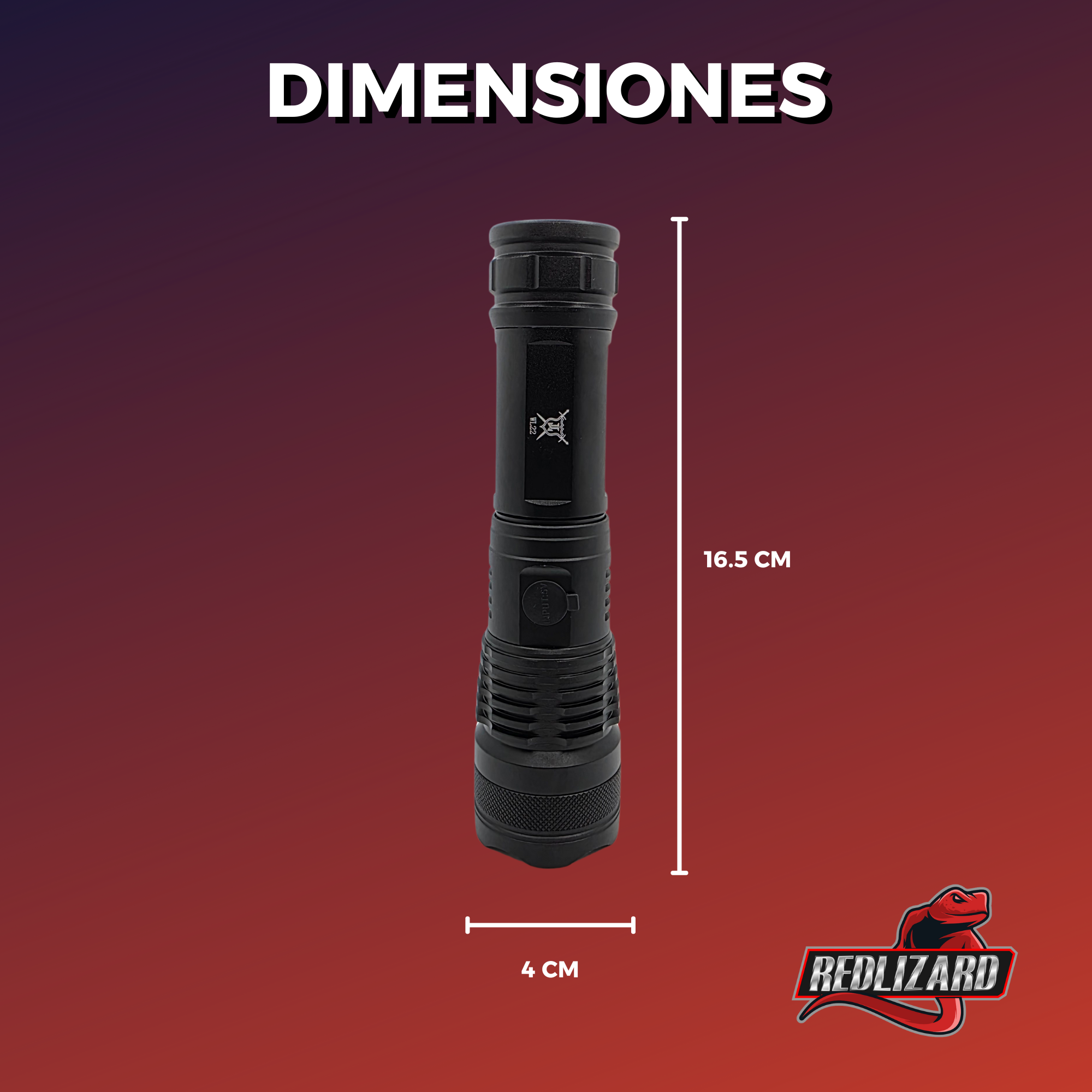 Lampara Recargable Led Potente 5000 Lumens 5 Modos Luz