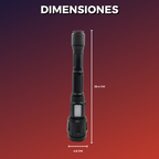 Lampara Táctica Ultra Potente T9-100 20000 Lúmenes Con Zoom