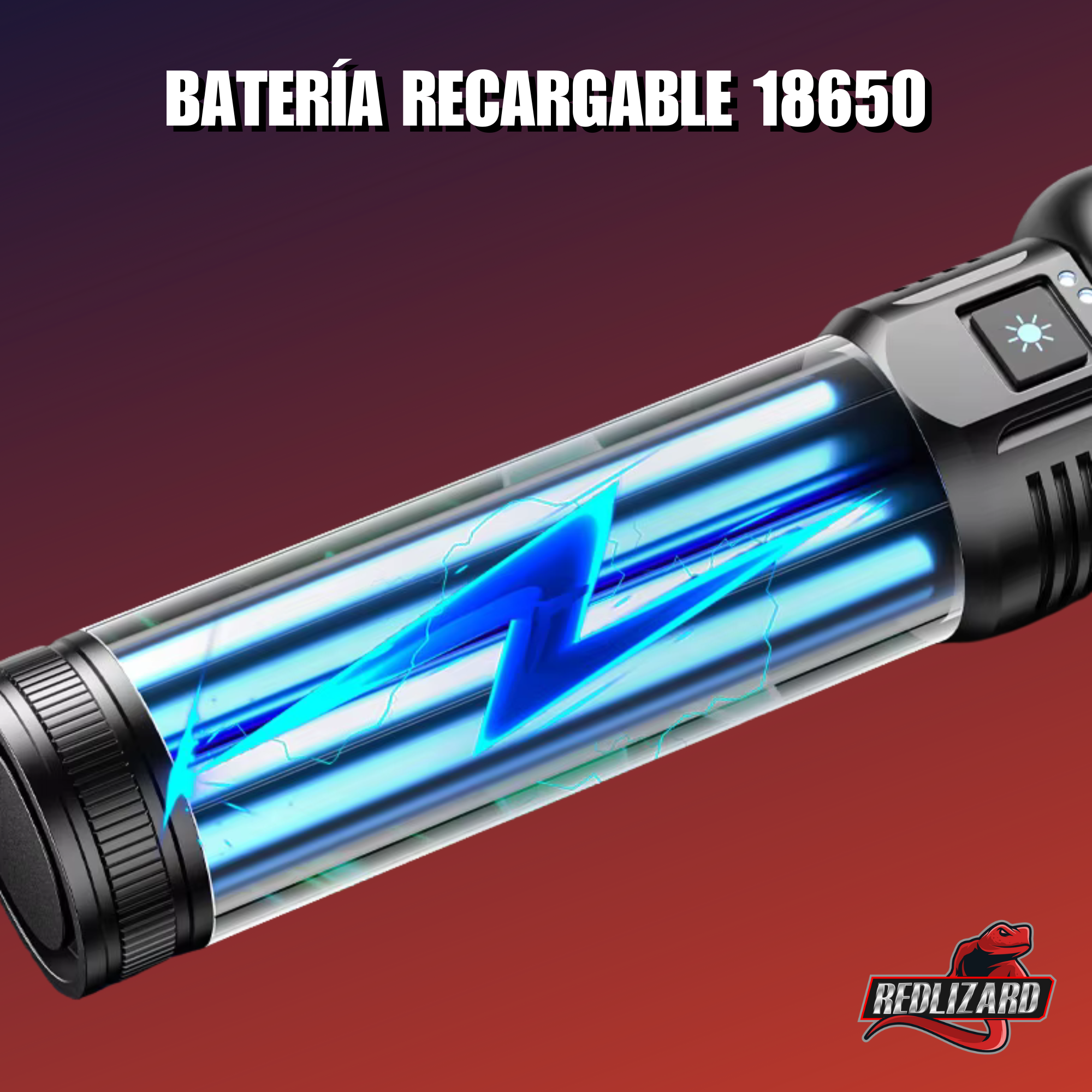 Lampara Laser Led Potente Recargable Usb Power Bank