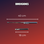 Baston Retractil 40cm Automático Seguridad Guardia Defensa