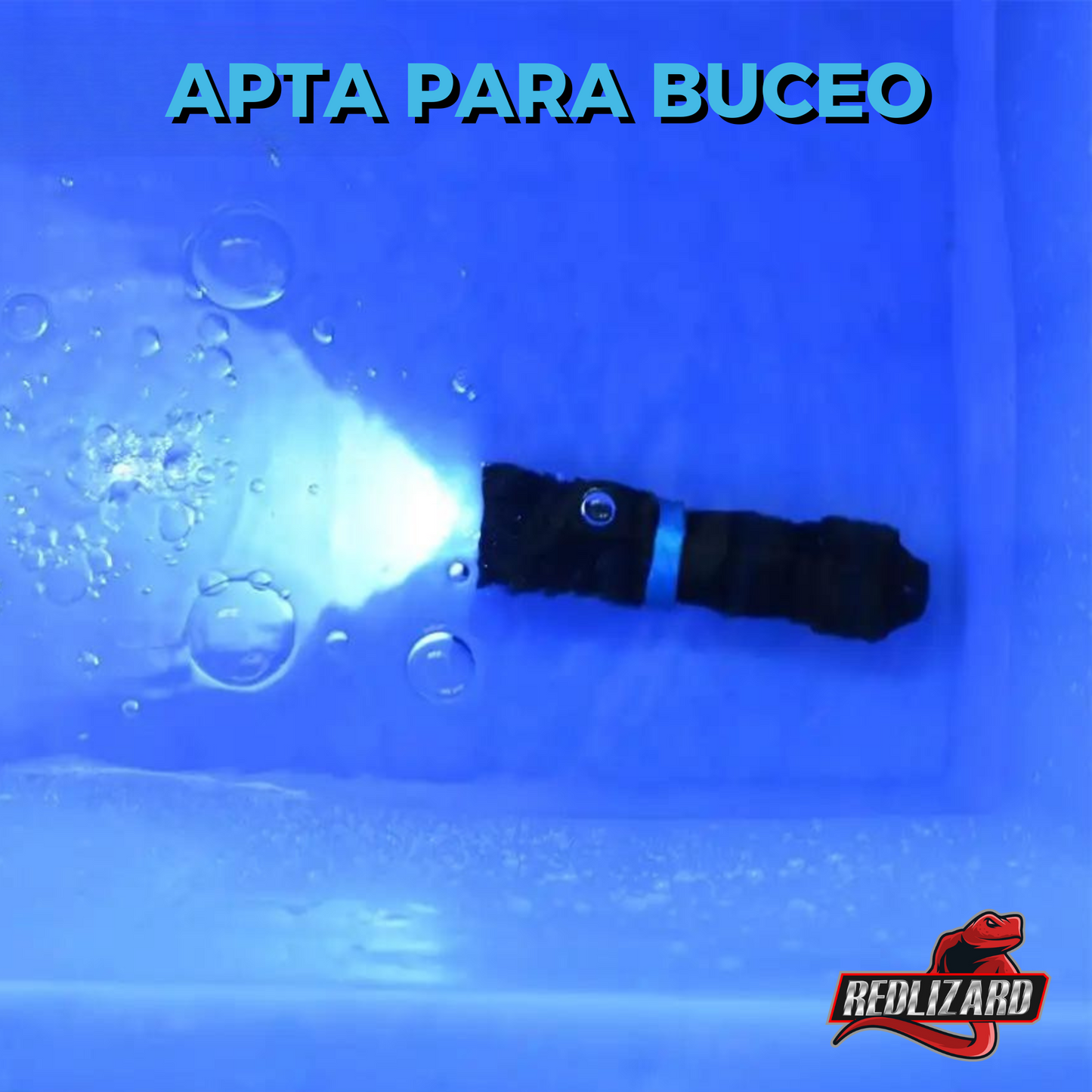 Lampara Buceo Sumergible Recargable Led Potente 3000 Lumenes