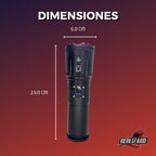 Lampara Tactica Ultra Potente Recargable 4 Leds Power Bank