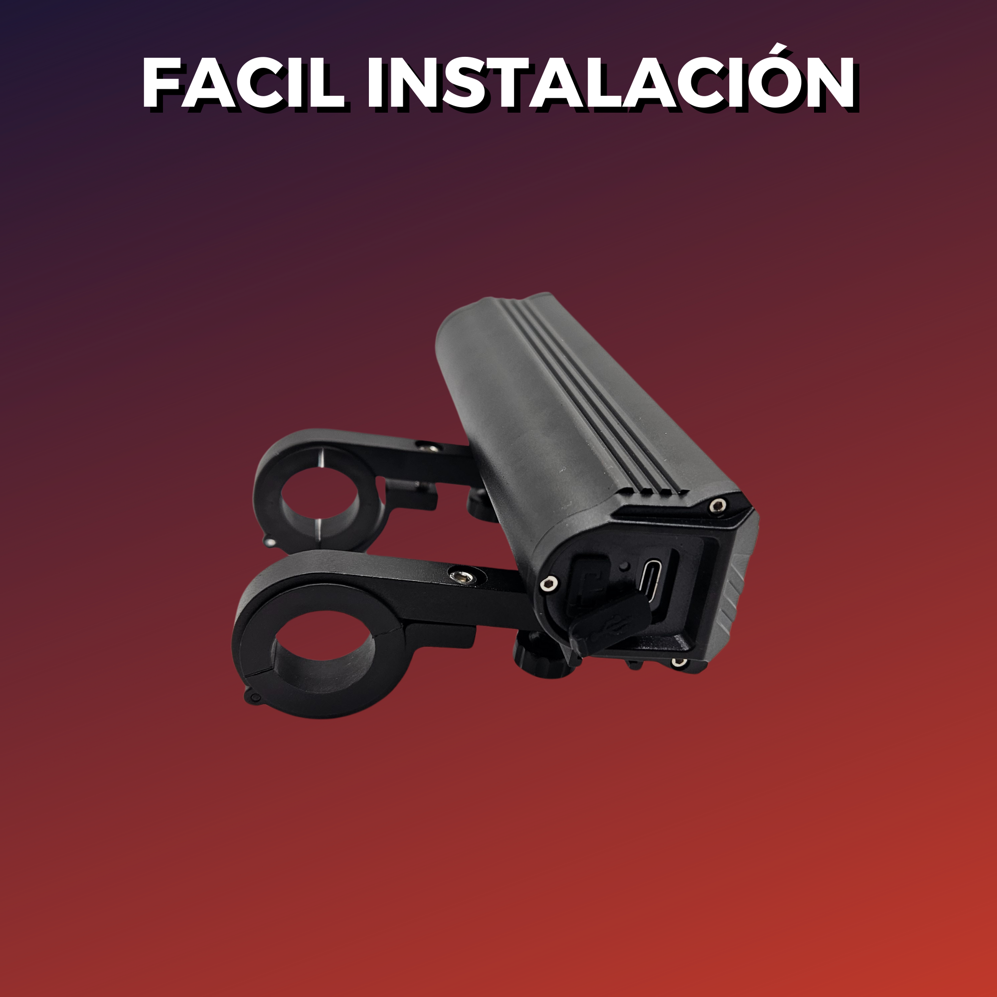 Lampara Para Bicicleta 5 Leds 5 Modos Iluminación Recargable