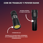 Lampara Recargable Led Ultra Potente Tactica De 30000 Lumens