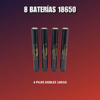 Lampara Tactica Recargable Ultra Potente Led Laser 8 X 18650