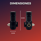 Lampara Ultrapotente Recargable Para Emergencias Con Rompevidrios