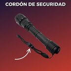 Lampara Táctica Ultra Potente T9-100 20000 Lúmenes Con Zoom